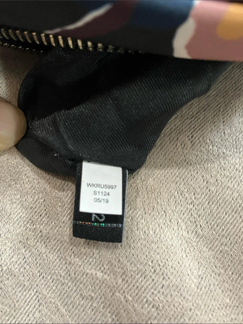 kate spade navy floral print mini backpack